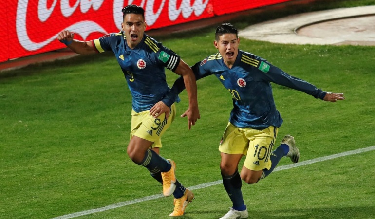 Falcao, el salvador de Colombia, valioso empate en territorio chileno