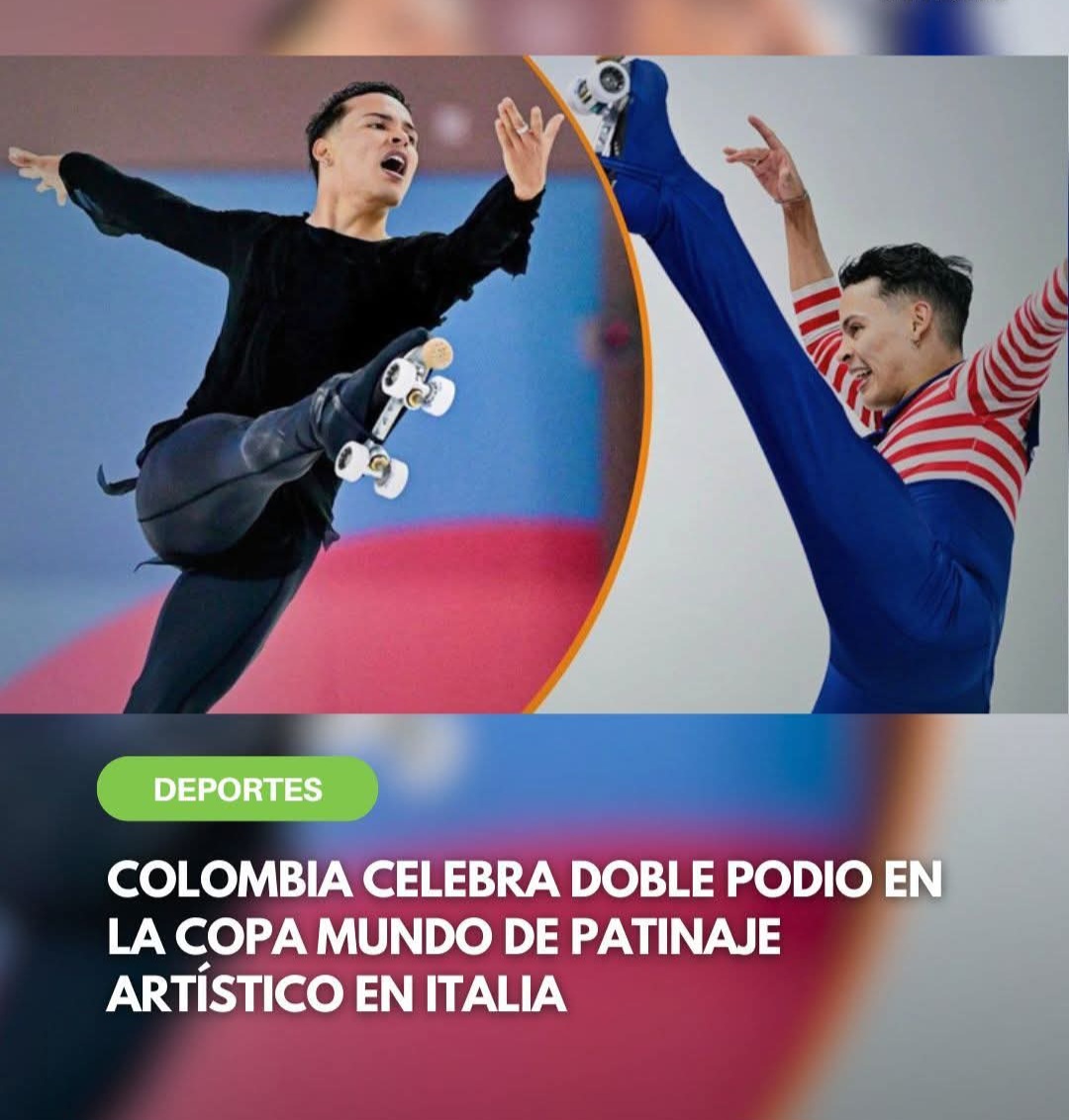 COLOMBIA ROMPIENDO EN PATINAJE ARTISTICO.